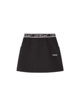 Black Bookish Logoband Sweatskirt