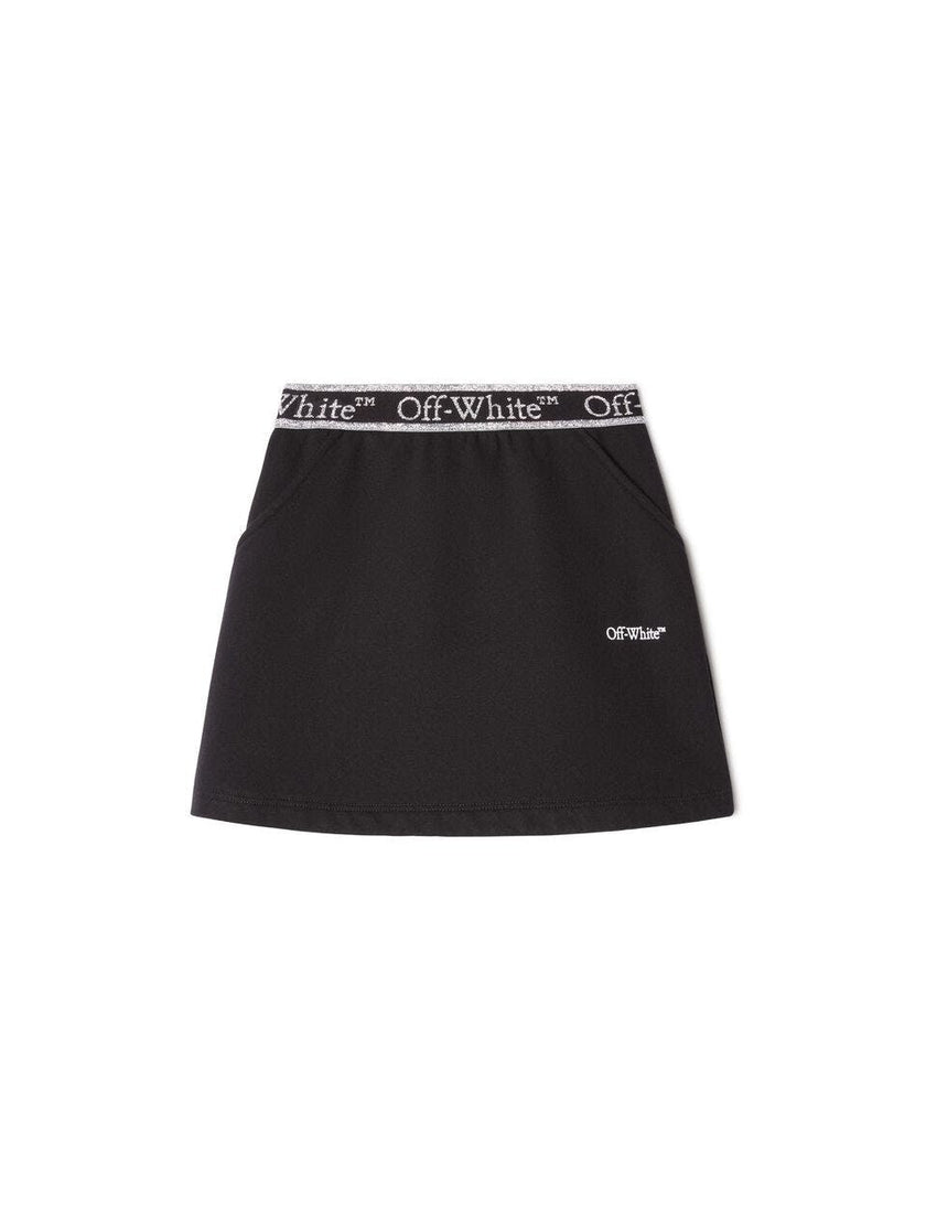 Black Bookish Logoband Sweatskirt