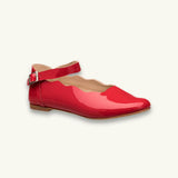 Ondina Ballet Flat | Red Patent Leather