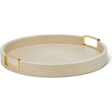 Carina Croc Leather Small Round Tray