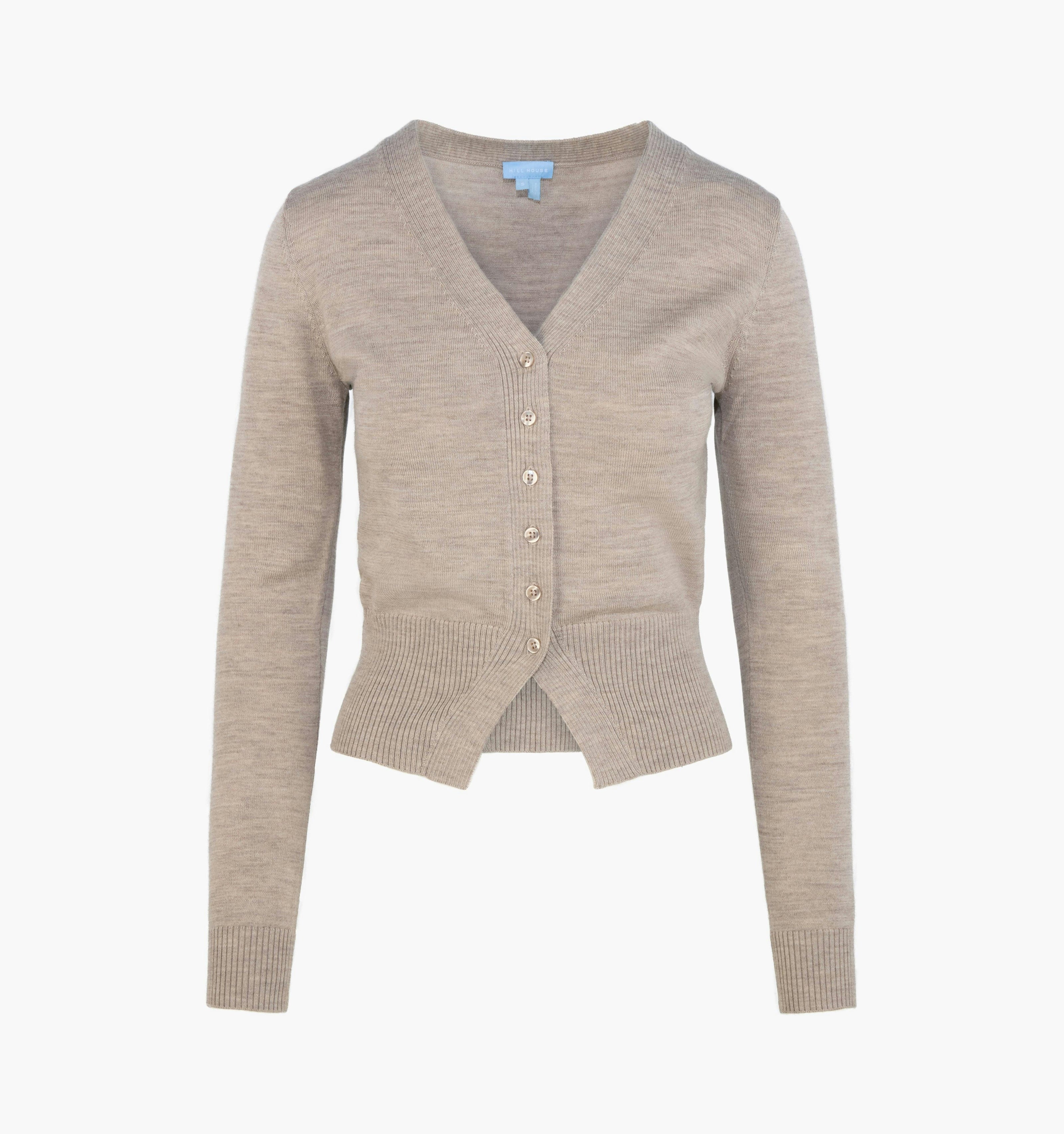 The Amal Cardigan -  Taupe