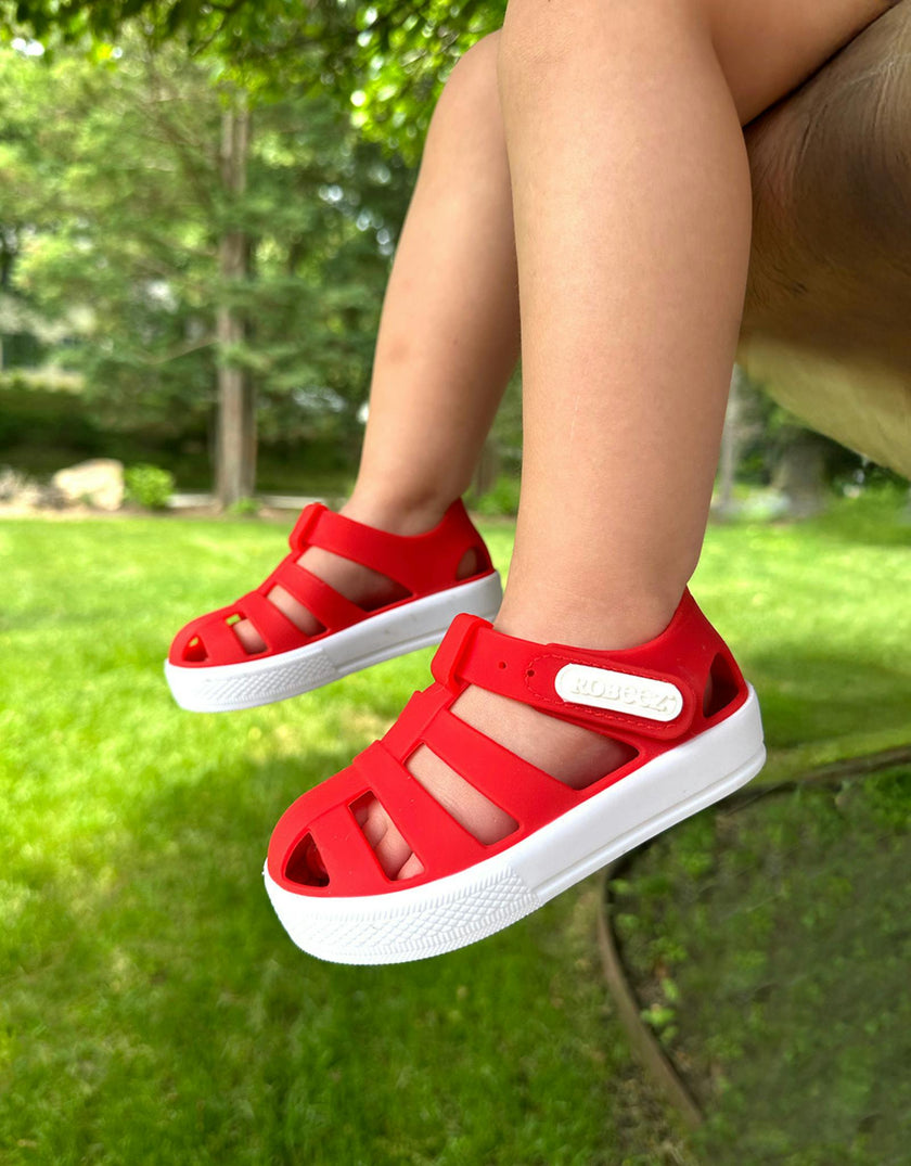 Elite Jelly Shoes in Red