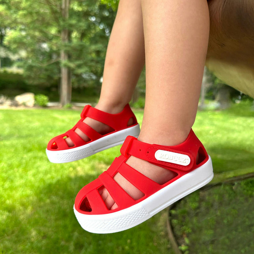 Elite Jelly Shoes in Red