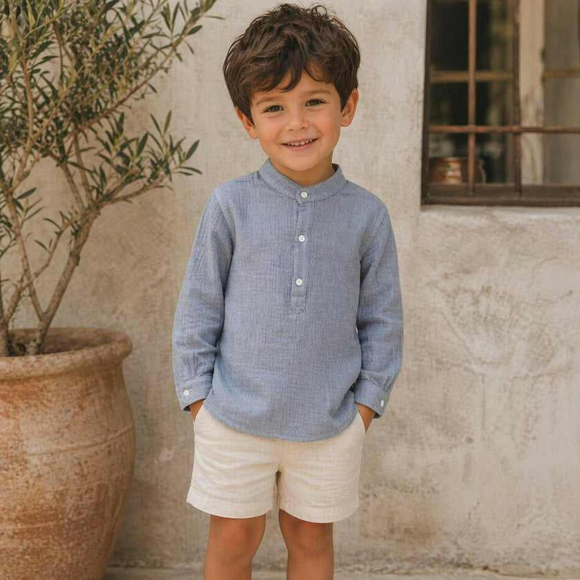 Gauze Long Sleeve Shirt