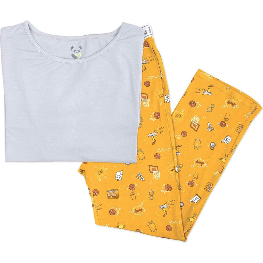 Basketball Bamboo Men's Pajama Set