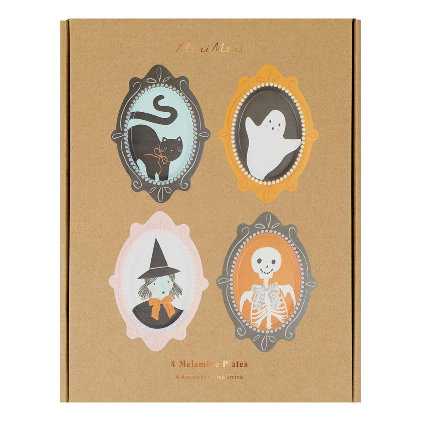 Halloween Portrait Reusable Plates