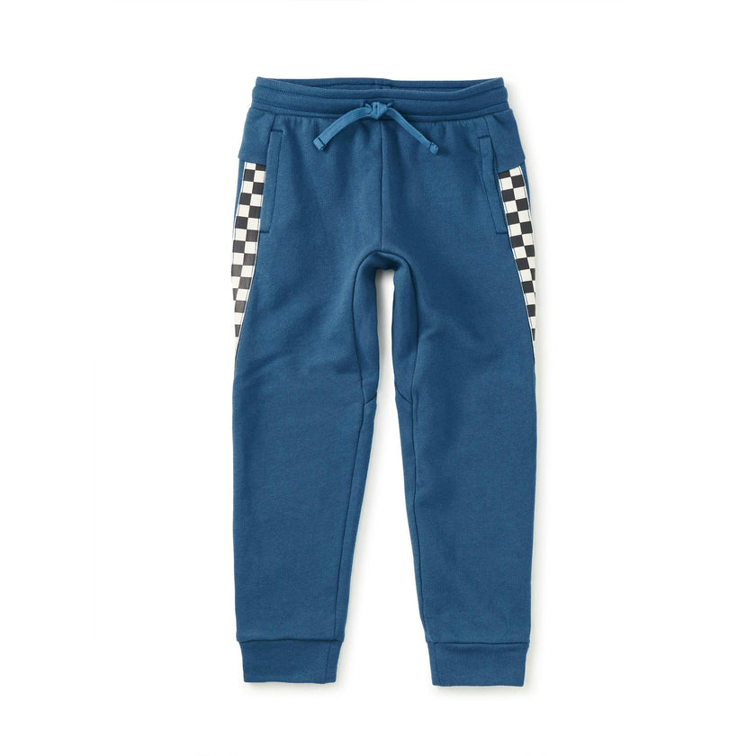 Stripe-Out Joggers, Cadet Blue