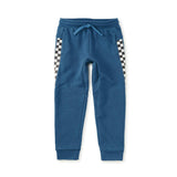Stripe-Out Joggers, Cadet Blue