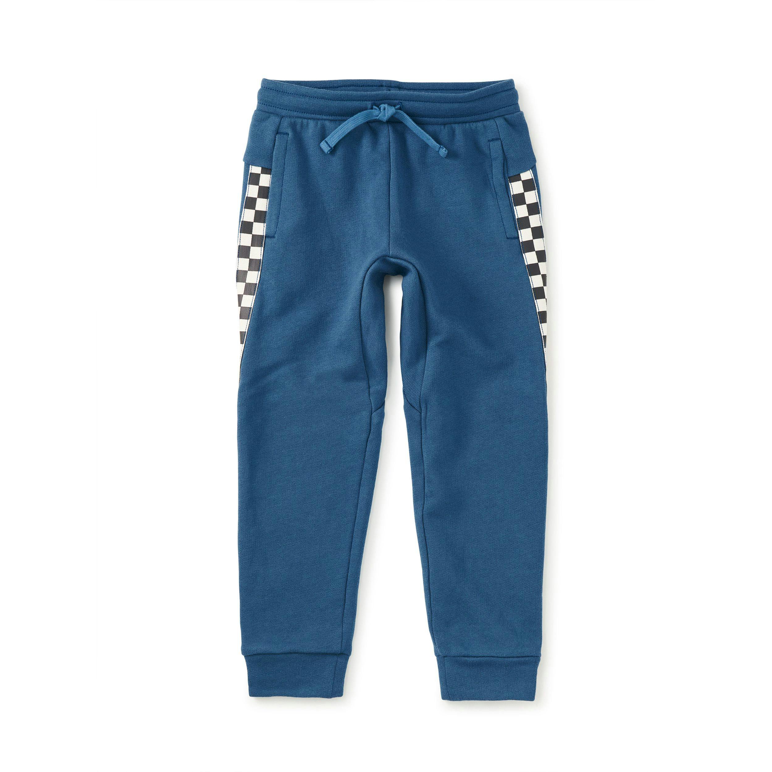 Stripe-Out Joggers, Cadet Blue