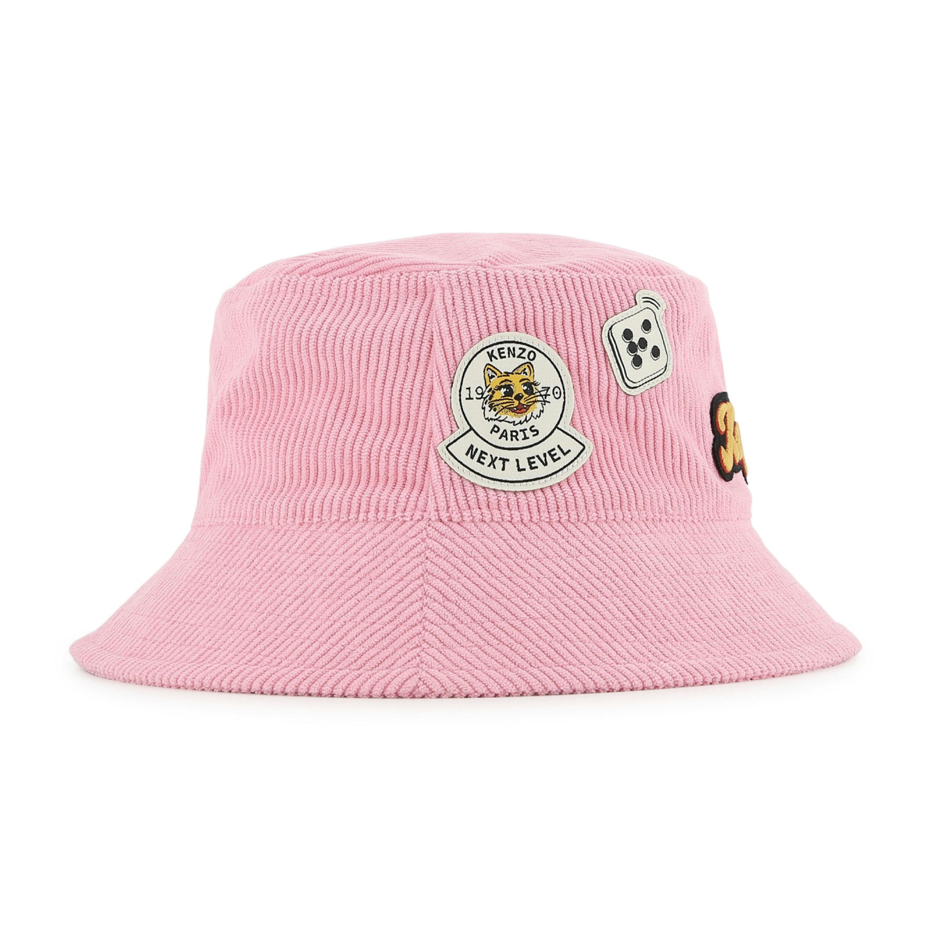 Pink Corduroy Bucket Hat