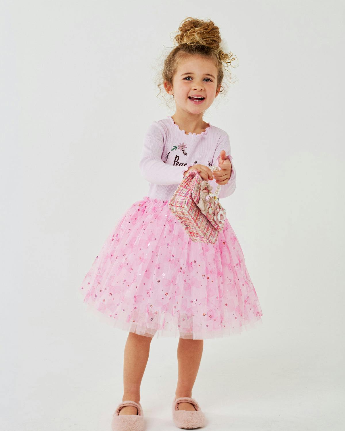 Embroidered Flower Tutu