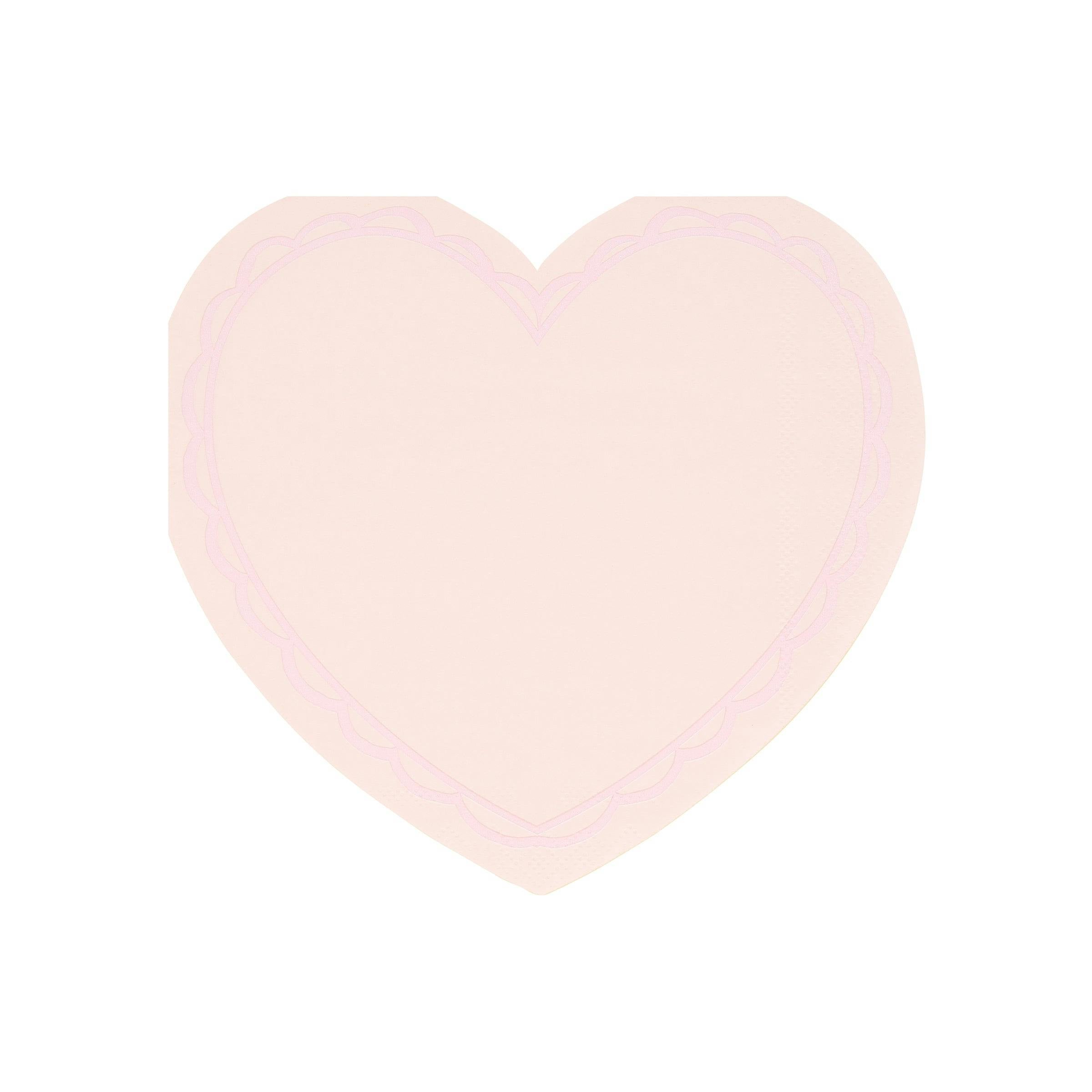 Pastel Heart Large Napkins