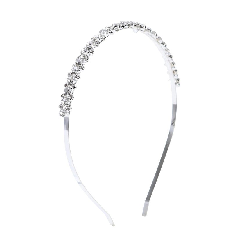Silver Crystal Headband