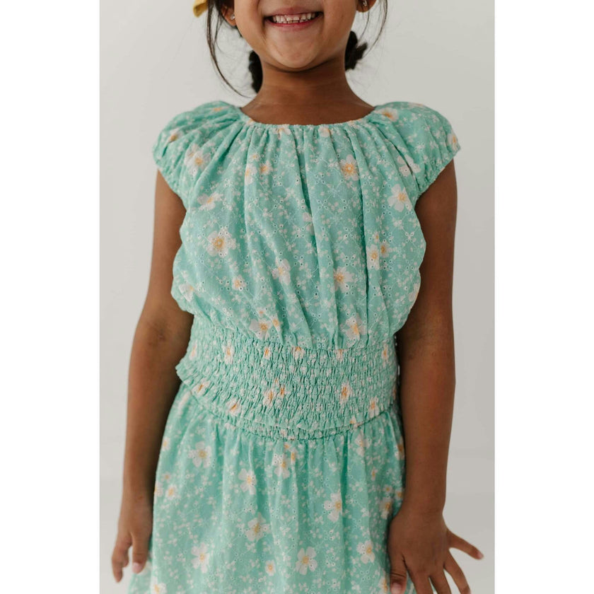 Eyelet Peasant Top