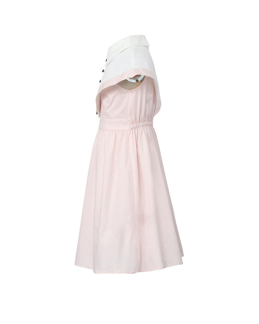 Stella dress (blush pink/ivory)