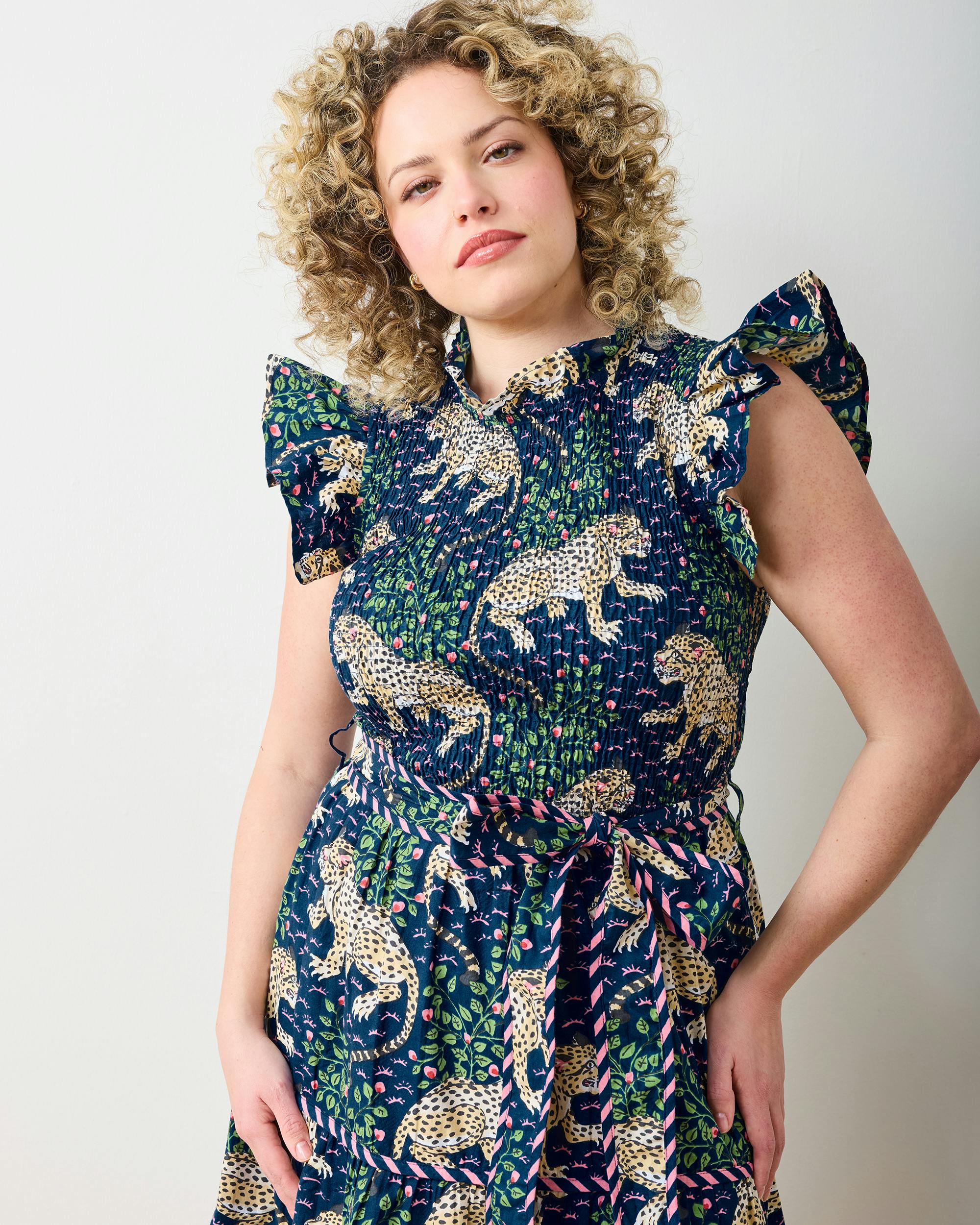 Bagheera - Let's Ruffle Dress - Navy