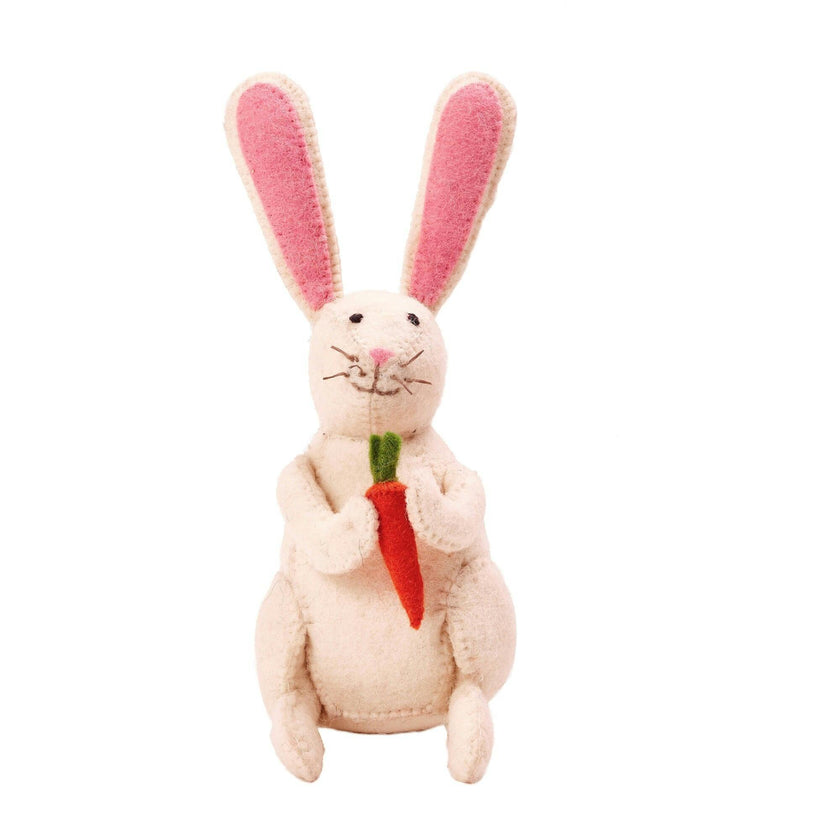 Easter Bunny Hand Felted Wool