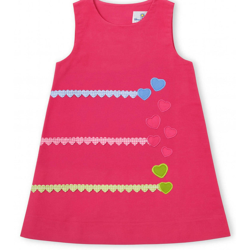 Corduroy Jumper With Hearts