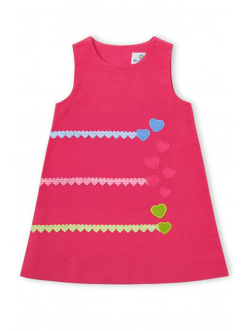 Corduroy Jumper With Hearts