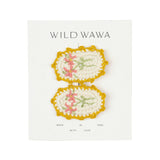 Crochet Clip Set in Early Blooms
