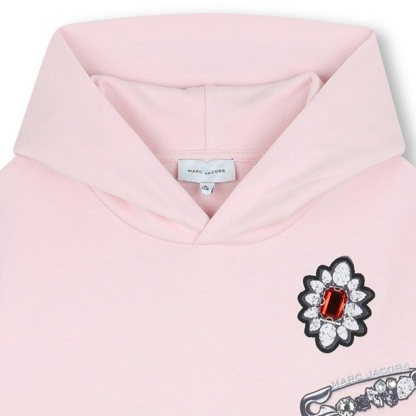 Pink Hooded Sweatshirt