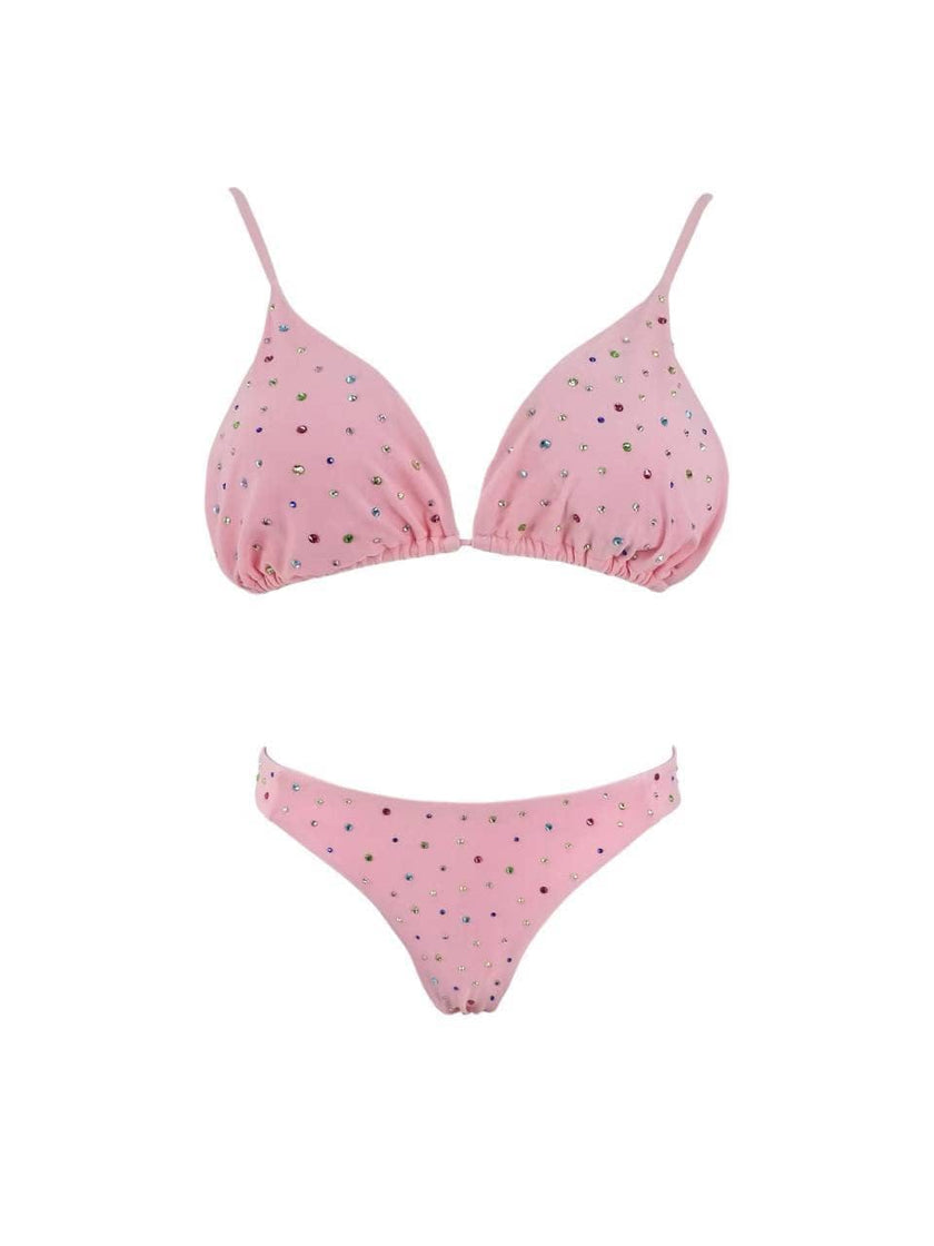 Women's Rainbow Sparkle Bikini Black