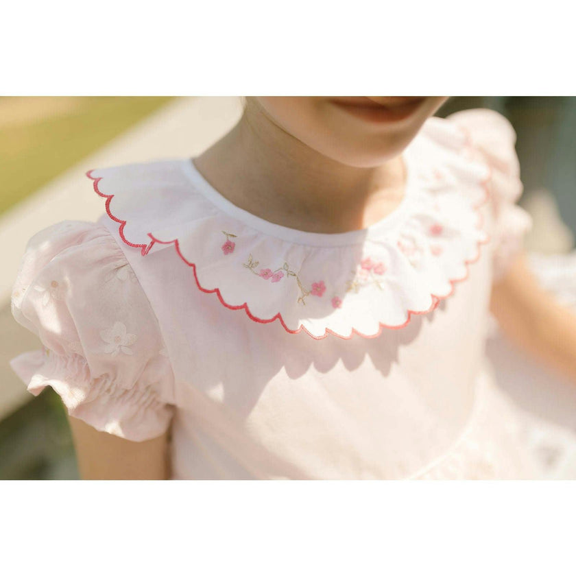 Cordelia Pink Dress with Tulle