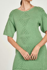 Osaka Short Dress, Green