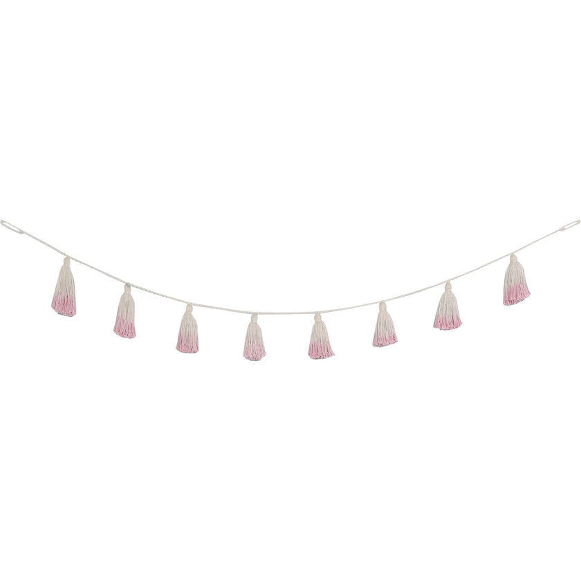 Tie-Dye Tassel Garland
