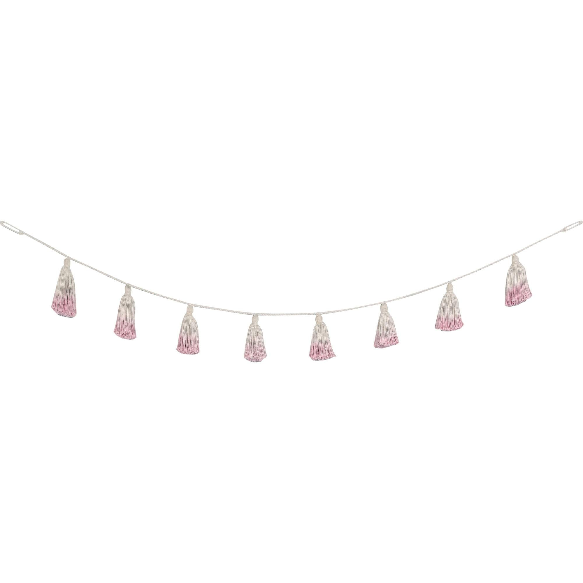 Tie-Dye Tassel Garland