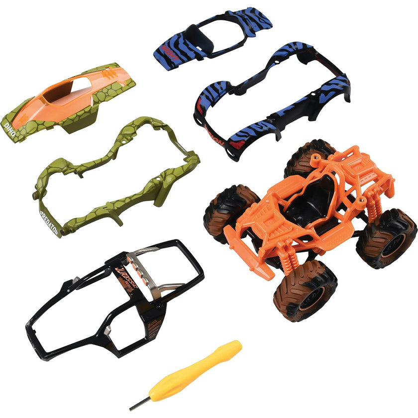 Modarri: Jurassic Beasts Turbo Monster Truck - DIY Design & Build Toy Car