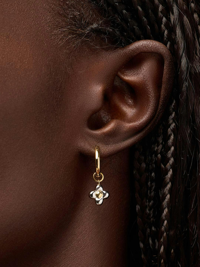 Flower Earrings - Liora Hoops