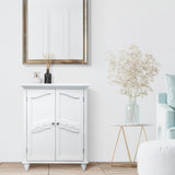 Versailles Wooden Floor Cabinet with 2 Shelves