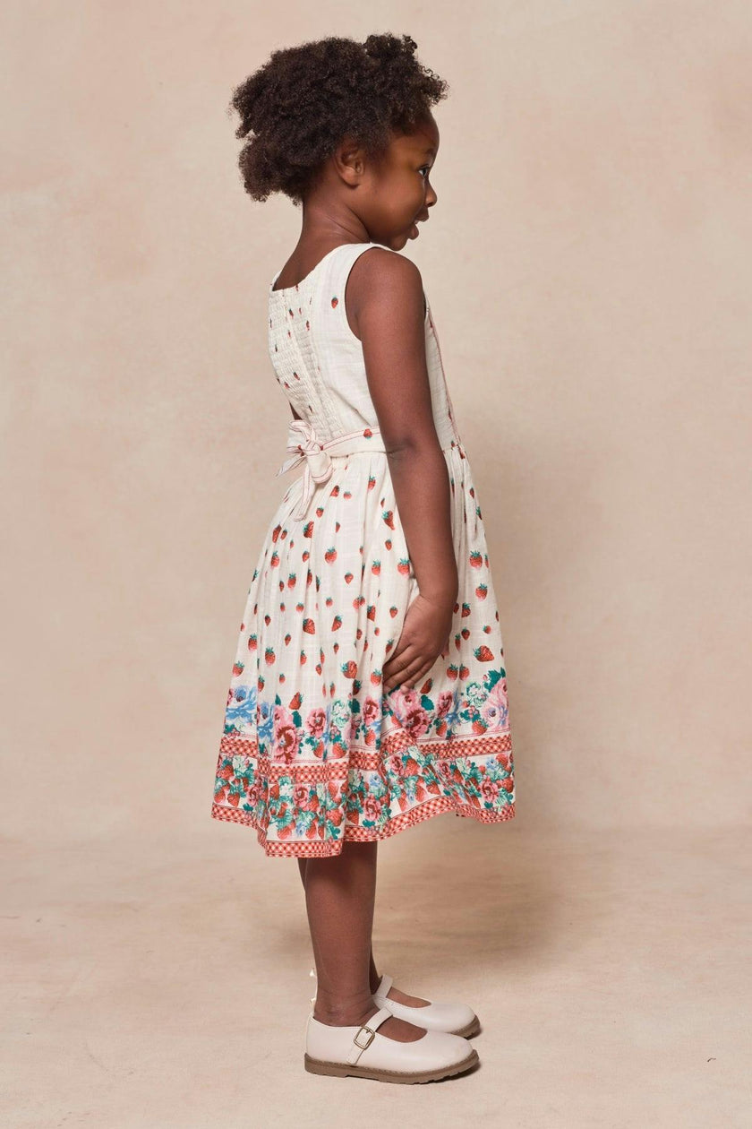 Mini Sadie Dress in Strawberry Vintage Tier