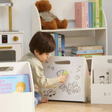 Fantasy Fields by Teamson Kids - Simplicity Walker Display Bookcase Kids Furniture - White