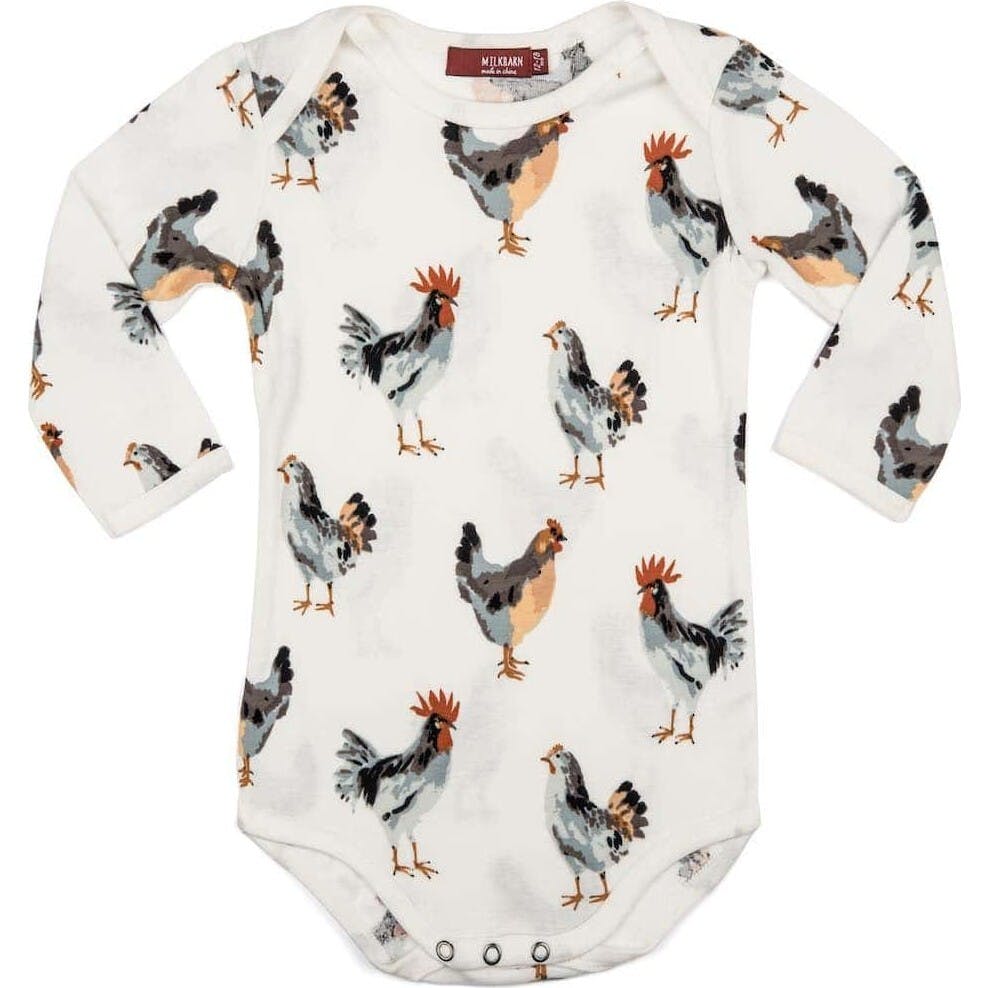 Organic Cotton Long Sleeve One Piece