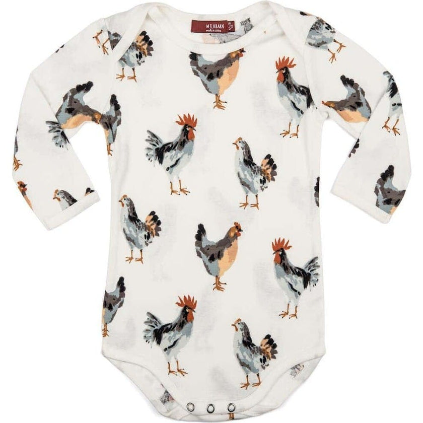 Organic Cotton Long Sleeve One Piece