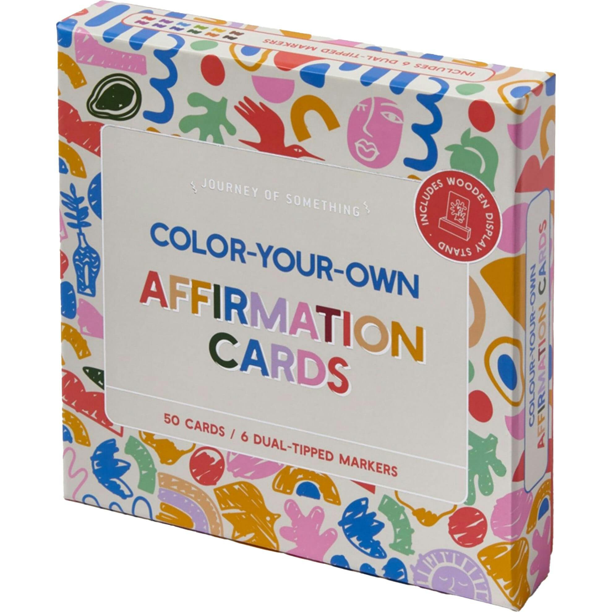 Color Your Own Affirmation Cards