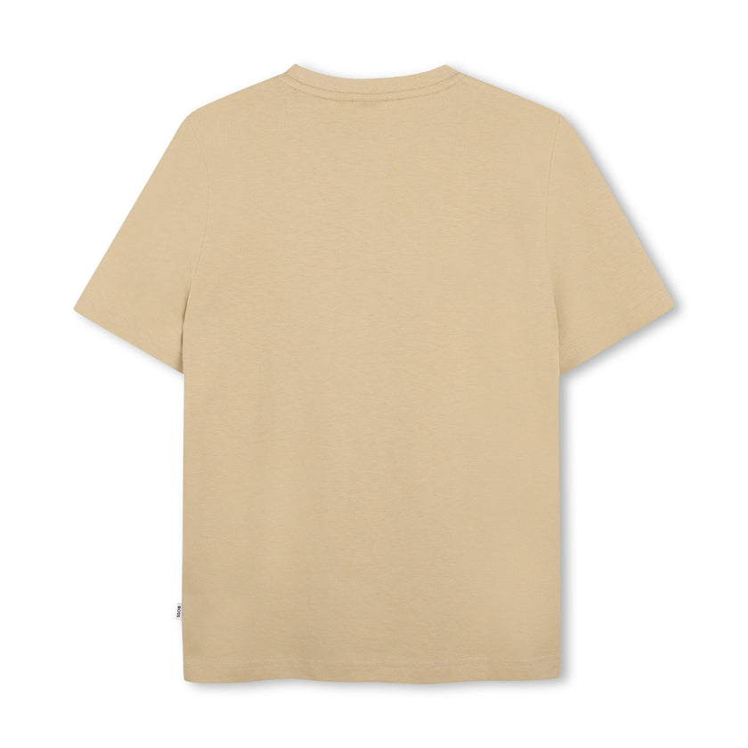Beige Multi-Tone Graphic T-Shirt