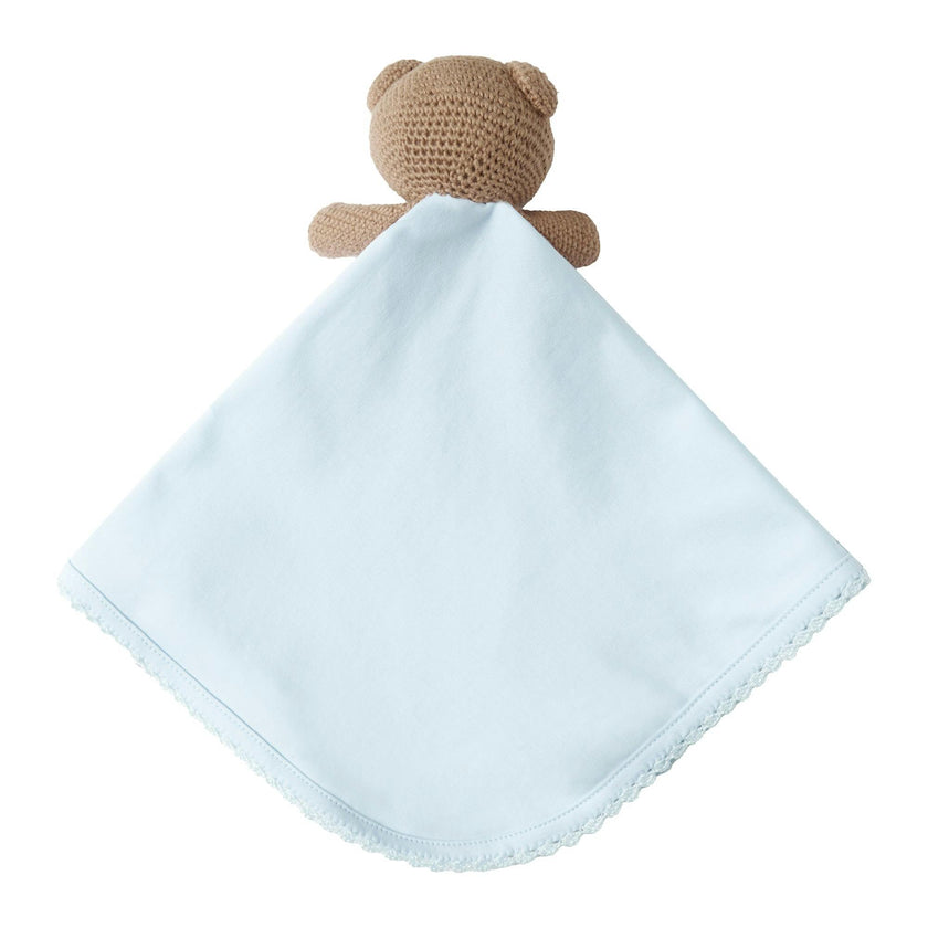Pima Blue Bear Comforter