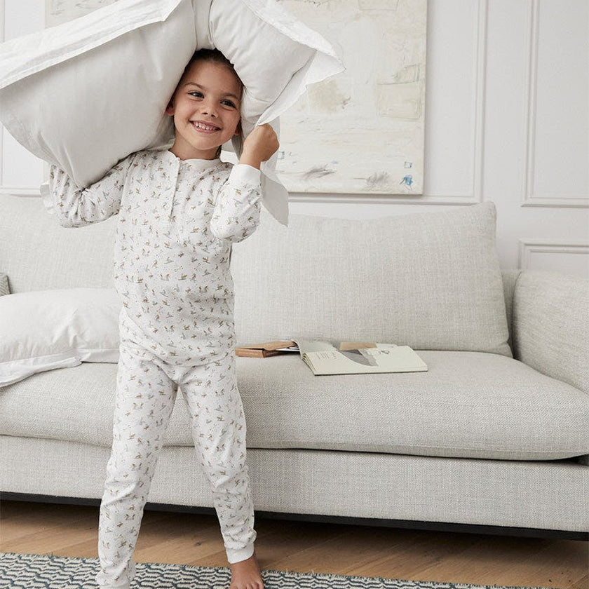 Kids Skiing Rabbits Pyjama