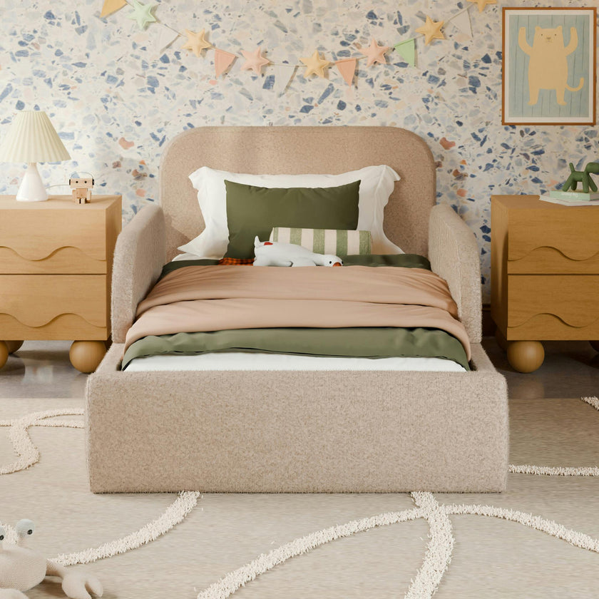 Upholstered Twin/Full Bed Guardrails
