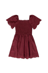 Mini Elara Dress in Zinfandel