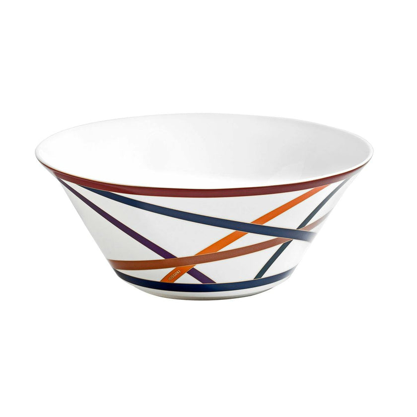 Salad Bowl NASTRI  Multicolor diam. 10.5" x 4.3"