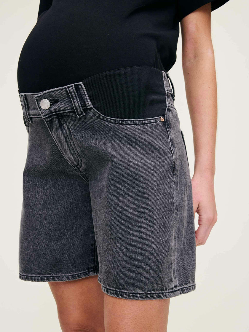 Taylor Jean Short Maternity Relaxed 7" | Nightshade
