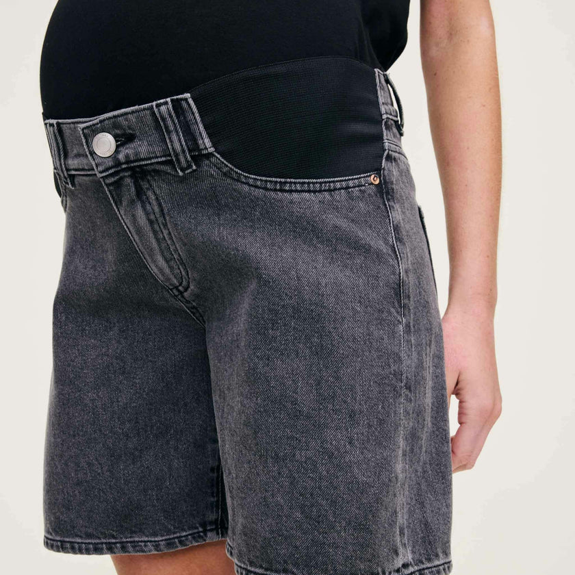 Taylor Jean Short Maternity Relaxed 7" | Nightshade