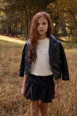 Faux Leather Moto Jacket
