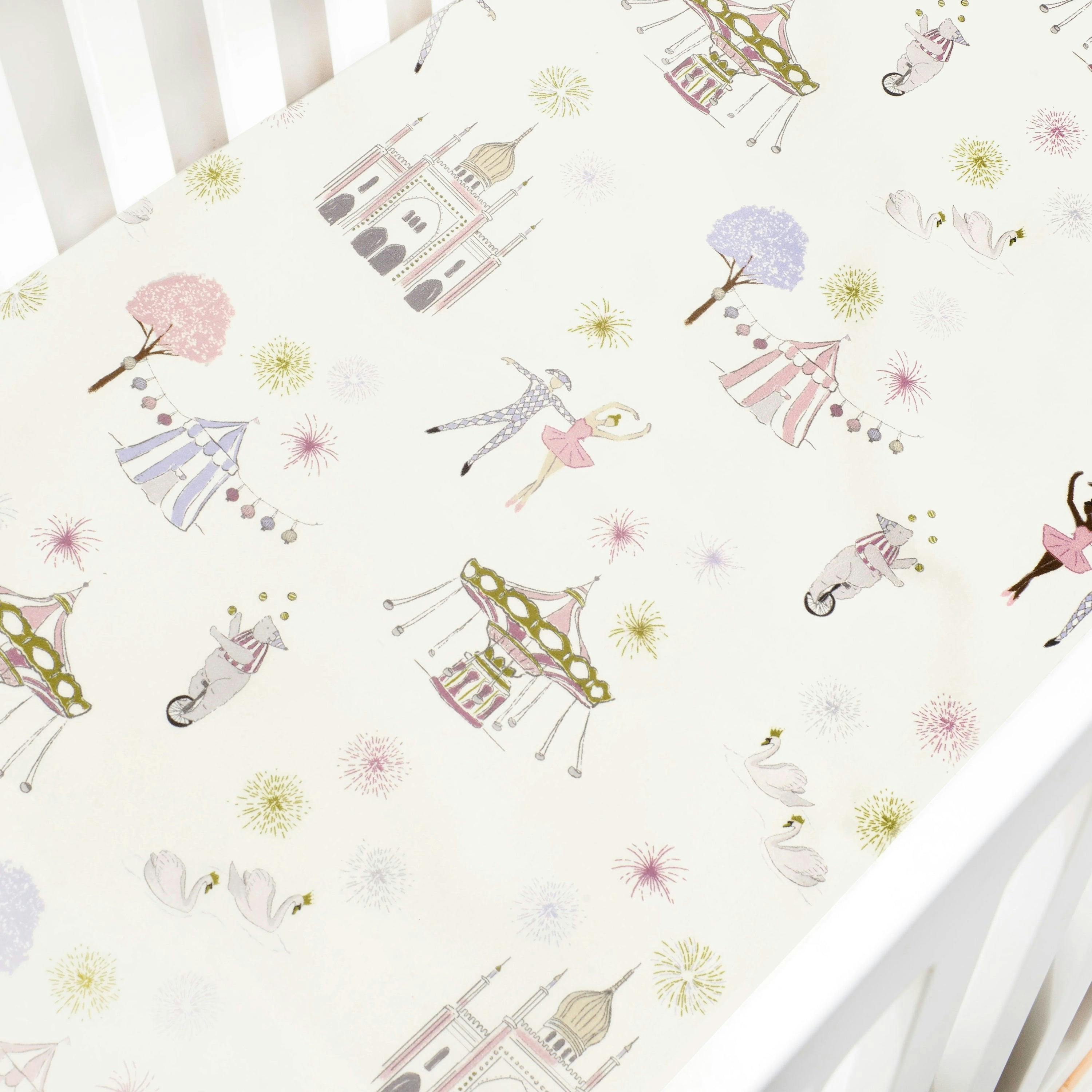 Adventures in Wonderland Crib Sheet