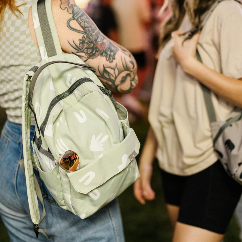 Red Rovr Mini Roo Backpack - Pear Doodle