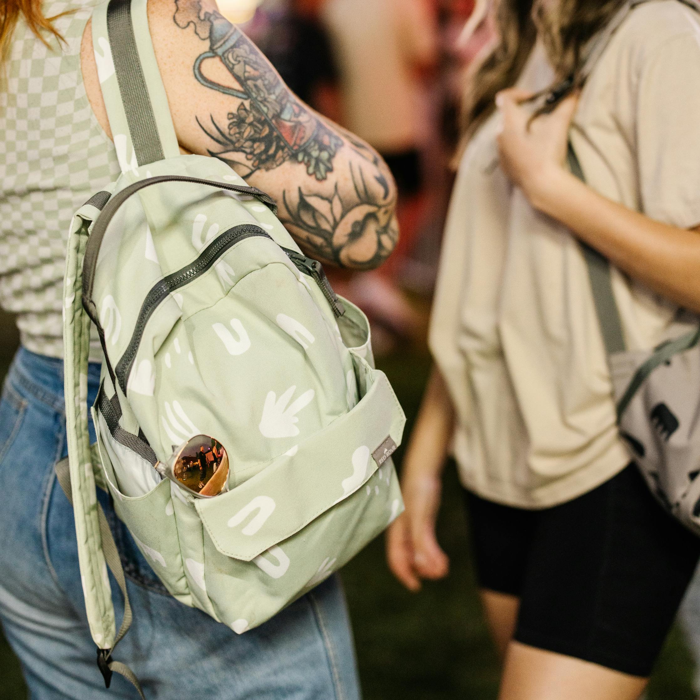 Red Rovr Mini Roo Backpack - Pear Doodle